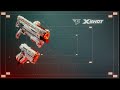 Customize your blaster your way with X-Shot Faze Ragequit Round Blaster