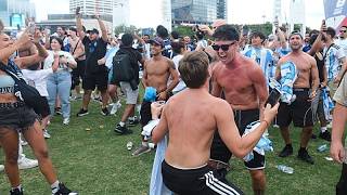 Dünya Kupası finaline çıkan Arjantin için Buenos Aires'te büyük kutlama