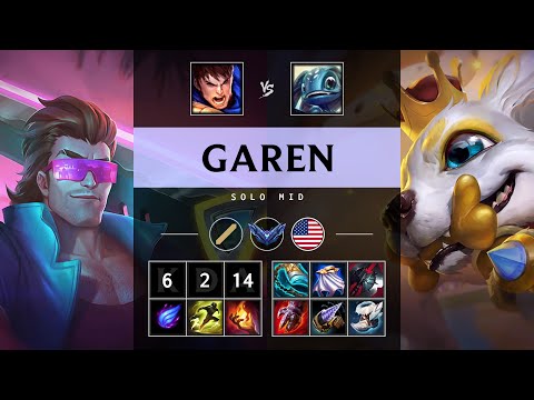 Garen Mid vs Fizz - NA Diamond Patch 25.13