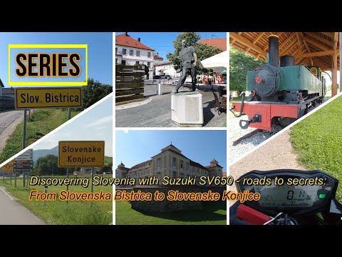 Discovering Slovenia with Suzuki SV650 - roads to secrets: Slovenska Bistrica to Slovenske Konjice