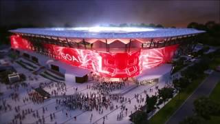 Inside Western Sydney Stadium
