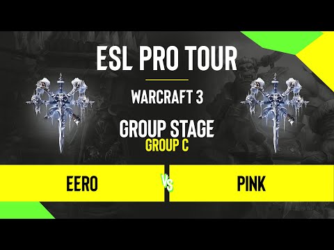 WC3 - eer0 vs. pink - DreamHack Warcraft 3 Open: Summer 2020 - Group C - AS