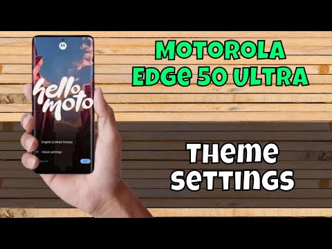 Motorola Edge 50 Ultra Theme Change || How to change the theme || Theme settings