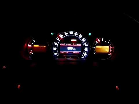 Citroen c5 3.0 HDI 240 tourer acceleration 4-gear!