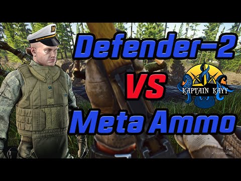 NEW [Lvl 5] Defender Armor Vs. Meta Ammo EFT Armor Test!
