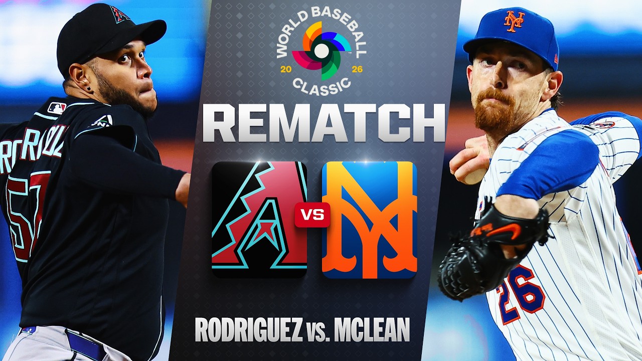 World Baseball Classic finals REMATCH! Eduardo Rodriguez and Nolan McLean face off at Citi Field!