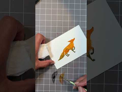 Painting bandit using Elements Inks