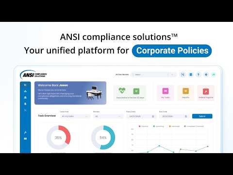 Simple Clean UI Animation for SaaS | Compliance Management Software Product Demo Video / USA Market