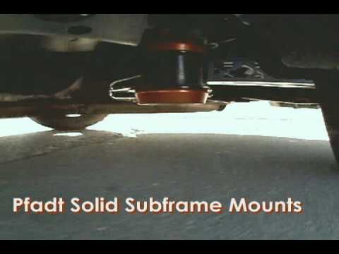 Camaro Solid Subframe Mount Video