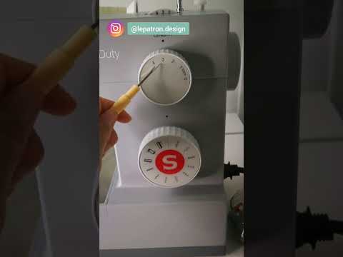 Tensión del hilo en la máquina de coser.