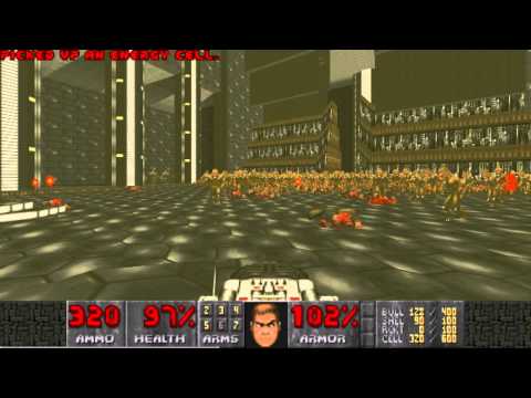 (Doom 2) Dark Tartarus Map 01 "Arch Bridge" UV-Max in 3:23