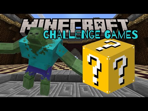 Minecraft: MUTANT ZOMBIE CHALLENGE GAMES REVAMPED - LUCKY BLOCK MOD - Modded Mini-Game