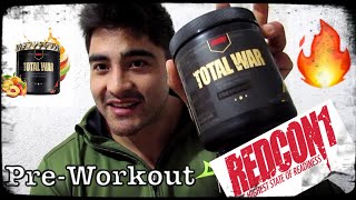 TOTAL WAR 💣 Redcon1 💪😎 Review 🔥  Pre-Workout / oxido nitrico 💥 Luis Aguilar Fitness