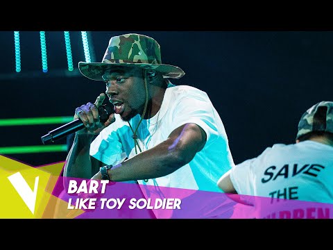 Eminem - 'Like Toy Soldier' ● Bart Kobain | Live 2 | The Voice Belgique Saison 11