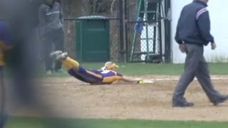 Infielder Stays with the Play