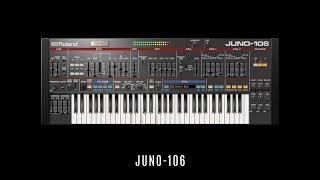 Video thumbnail for JUNO-106 • Roland Cloud • 25 Selected Factory Presets • Synthwave VST • Sounds Patches Playthrough by SOUNDS & PRESETS