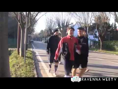 Il Ravenna si allena in pineta - Calcio 27/12/11 ore 15