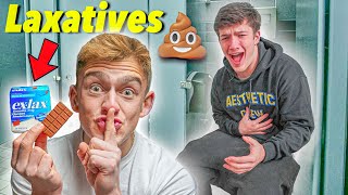 We Took Chocolate Laxatives Before the Gym…