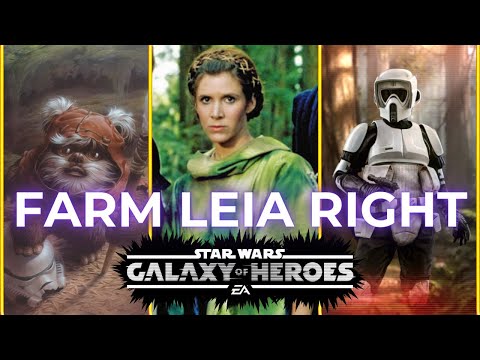 How to farm Galactic Legend Leia in SWGOH