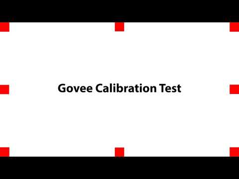 Govee Calibration Test Screen