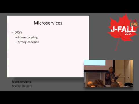 J-Fall 2014 speaker Mylène Reiners - Microservices - het hoe en waarom...