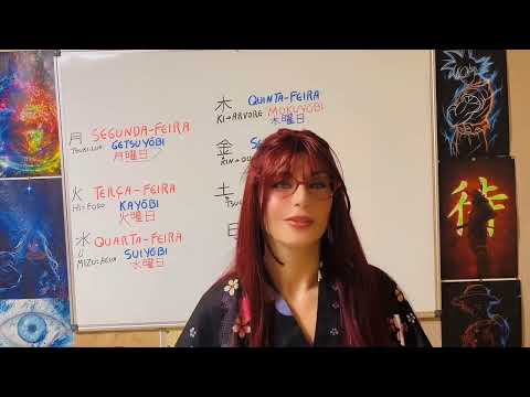 Aprenda os dias da semana em japonês + kanji de 曜日