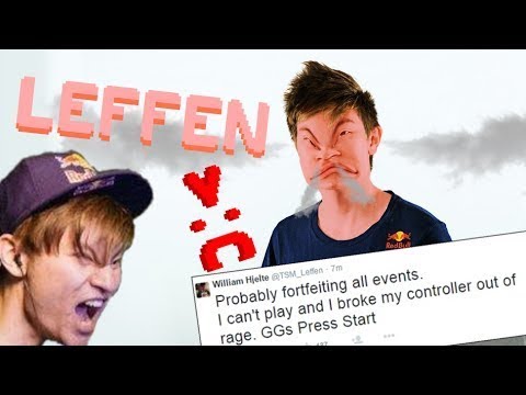 Leffen Rage gibt viermal auf und wirft einmal seinen Controller