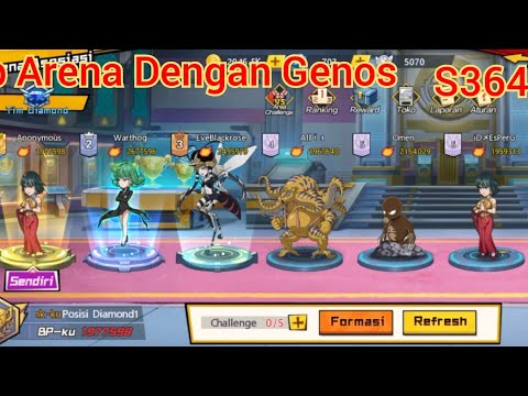 Top Arena Saling Adu Ledakan Genos SSR - One Punch Man The Strongest - Mobile