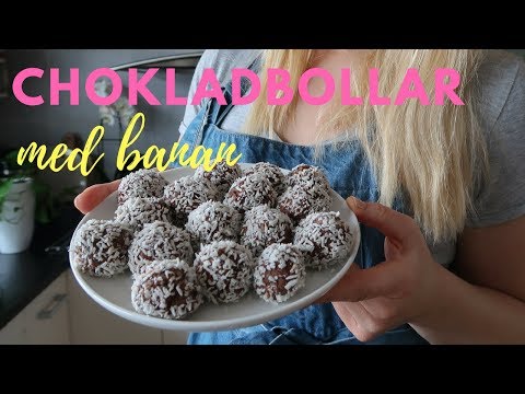 Chokladbollar med banan │CLEAN │PALEO │VEGAN│