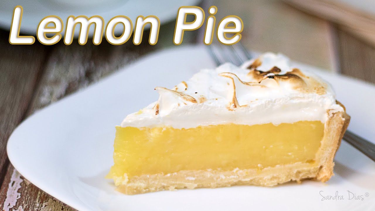 Lemon Pie with Italian Meringue | Sandra Dias Recipe