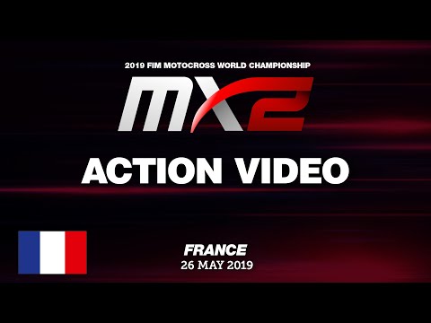 Jago Geerts passes Ben Watson - MX2 Race 2 - MXGP of France 2019