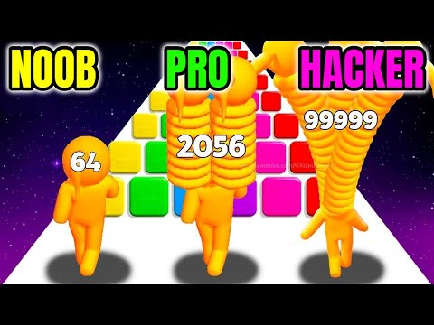 NOOB vs PRO vs HACKER - Long Neck Run