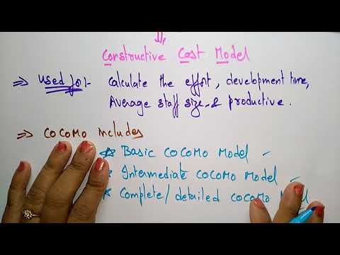 COCOMO model | part 1 3 | Software Engineering |