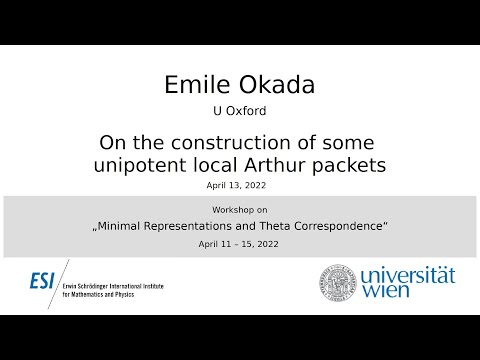 Emile Okada - On the construction of some unipotent local Arthur packets