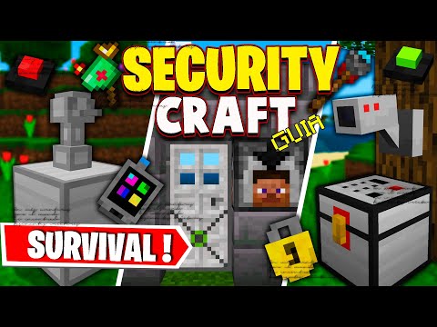 Gregory And Games - 👉 SECURITY CRAFT MOD for MINECRAFT PE 1.19 ► COMPLETE GUIDE !!