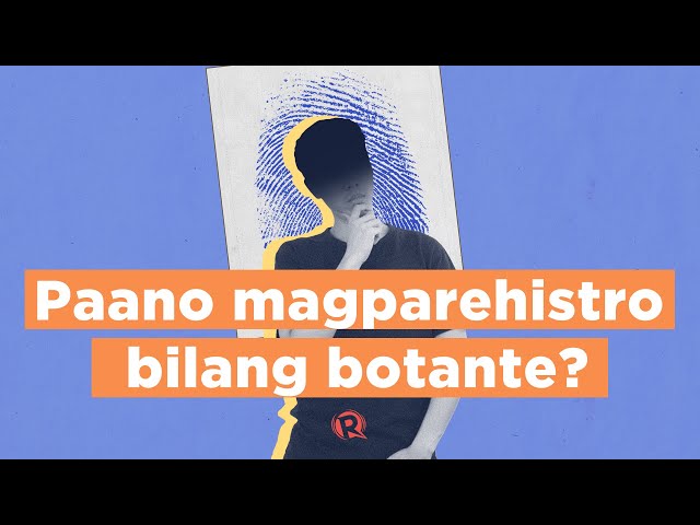 PANOORIN: Paano magparehistro bilang botante habang may pandemya?