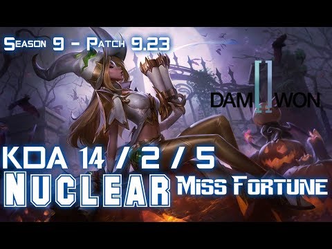 DWG Nuclear MISS FORTUNE vs KAI'SA ADC - Patch 9.23 KR Ranked