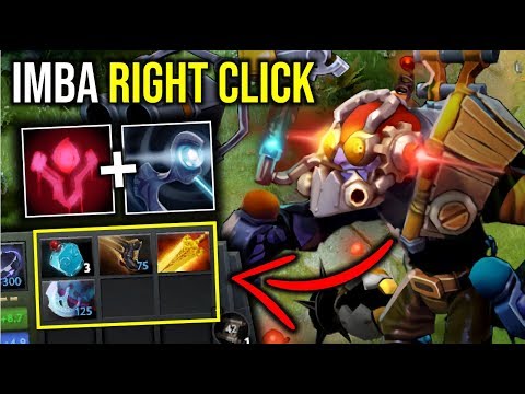 IMBA RIGHT CLICK..!! Right Click Tinker with Precision Aura + Bloodlust by Bulldog 7.21d | Dota 2