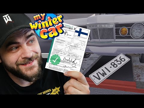 Samochód zarejestrowany - My Winter Car (odc. 34)