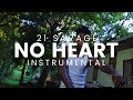 21 Savage - No Heart Official Instrumental (reprod. Zeigh)