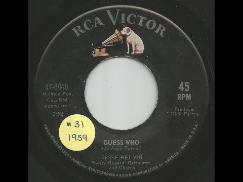 JESSE BELVIN - Guess Who