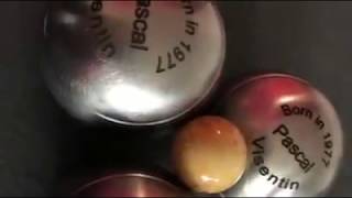 Gravure sur boule de pétanque