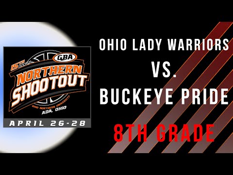 Ohio Lady Warriors vs. Buckeye Pride 8th - GBA LIVE - 15th Annual GBA Northern Shootout