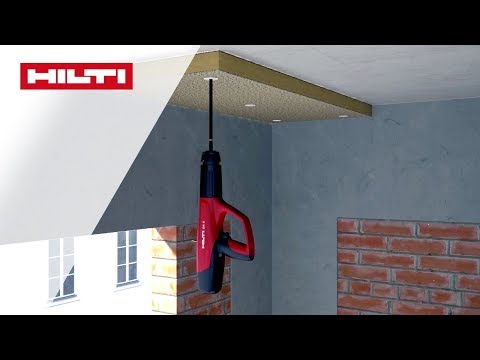 ANLEITUNG zum Befestigen von Dämmstoffen an Decken mit dem Hilti DX 5-IE / DX 460-IE Bolzensetzgerät
