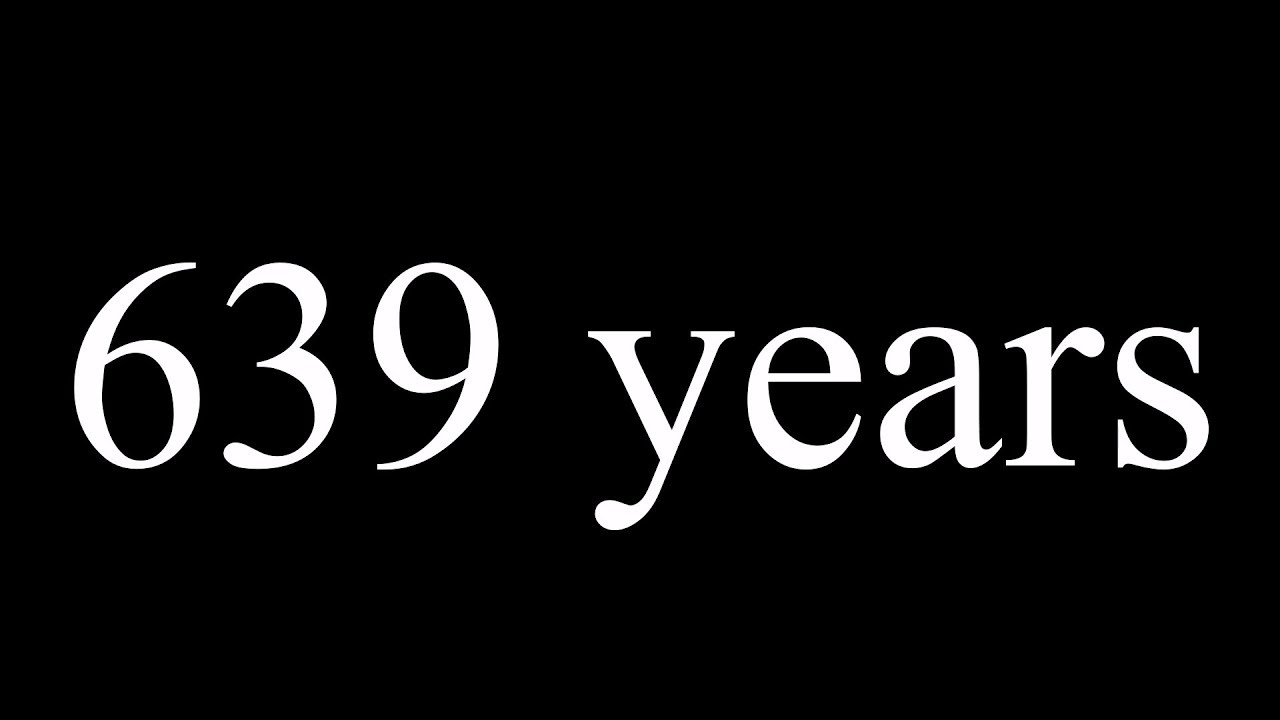 639年かけて演奏する「世界一長い曲」