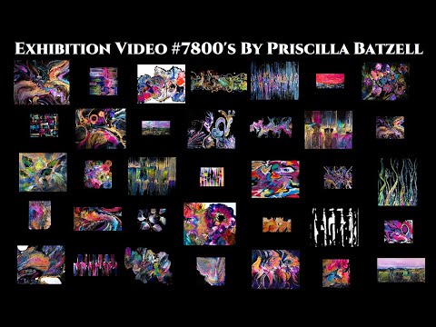 #7800's New Exhibition Of Contemporary Art on Canvas  3.31.2021 intuitive art