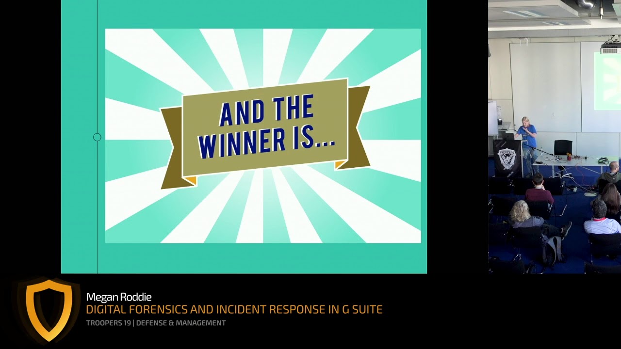 TR19: Digital Forensics and Incident Response in G Suite