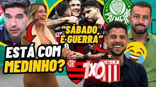 Renata Fan PROVOCA Edu Palmeirense! Cicinho ZOA IMPRENSA com MEDO? Flamengo 1x0 Estudiantes AO VIVO