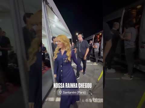 Joelma chegou no Festival em Santarém