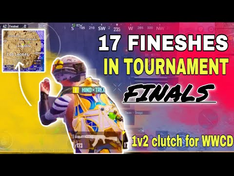 17 Finishes in Tournament Final 🔥-iPhone 11 - PUBG MOBILE- BGMI COMPETITIVE 🇮🇳 @officialscoutop
